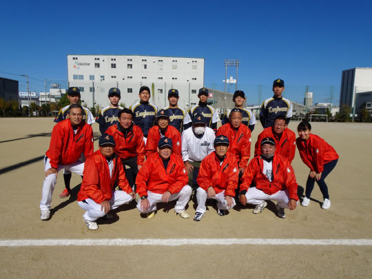 児童養護施設　似島学園との野球交流会